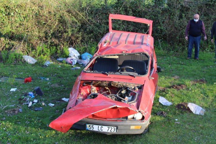 Samsun’da trafik kazası: 2 yaralı G3