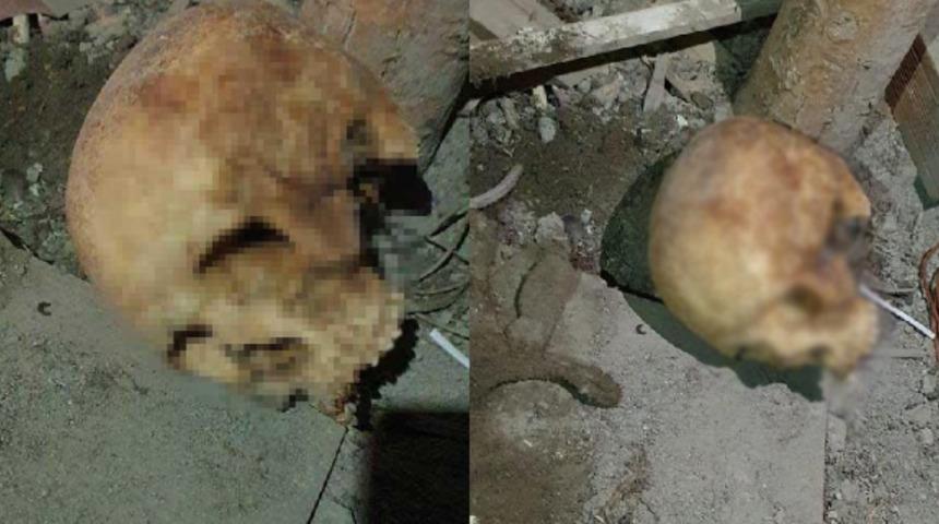 &Ccedil;orum'da şoke eden olay! İnsan kafatası bulundu