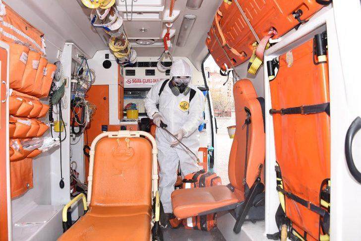 Konya’da dezenfeksiyon çalışmaları artarak devam ediyor G4