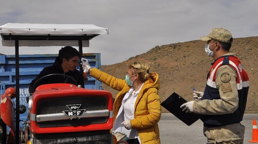 Arguvan&rsquo;a giriş yapanların ateşleri &ouml;l&ccedil;&uuml;l&uuml;yor