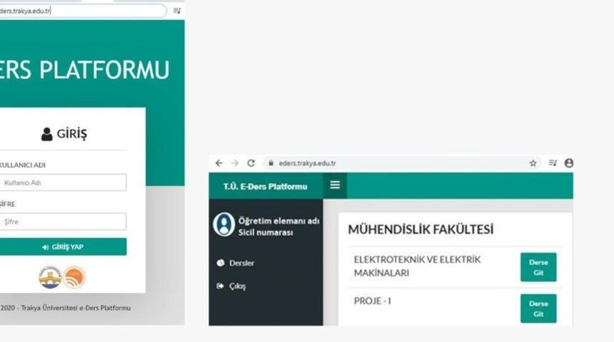 Trakya &Uuml;niversitesi uzaktan eğitime, ders i&ccedil;eriklerini zenginleştirerek devam ediyor