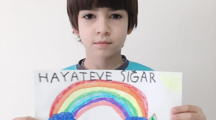 Haydi &ccedil;ocuklar yaptığınız g&ouml;k kuşağı resimlerini belediye ile paylaşın