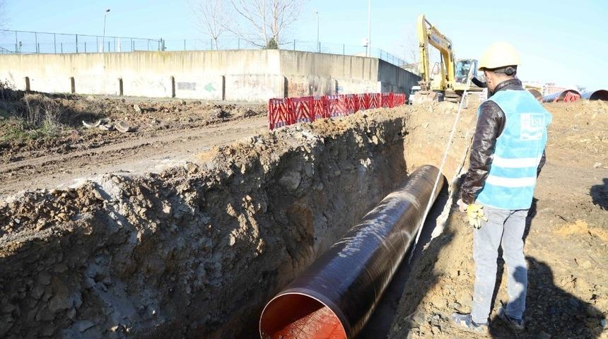 Gebze&rsquo;de &ccedil;elik boru hattı tamamlandı
