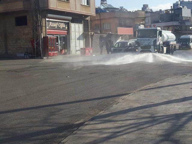 Kilis’te dezenfekte çalışmaları sürüyor