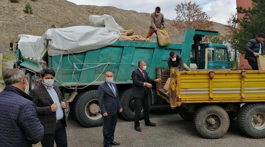 Zaralı 200 &ccedil;ift&ccedil;iye yazlık tohum dağıtıldı