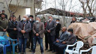 Kulp'taki şehit yakınlarından terör örgütü PKK'ya tepki