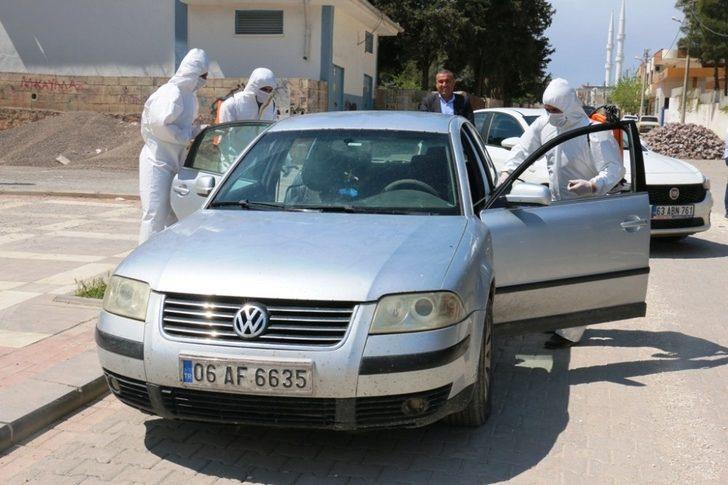 Akçakale’de özel araçlar dezenfekte ediliyor G3