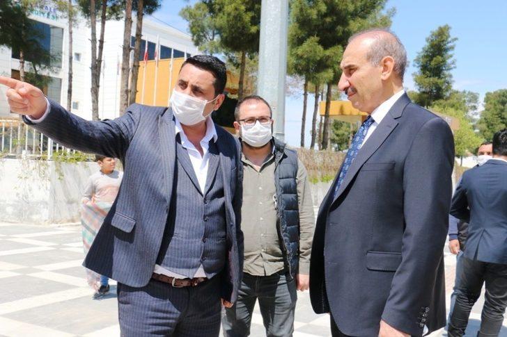 Akçakale’de özel araçlar dezenfekte ediliyor G4