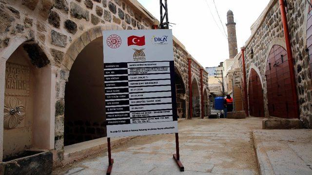 Mardin’in tarihi çarşıları ilk görünümüne kavuşuyor