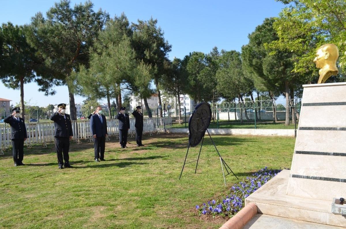 Didim&rsquo;de Polis Haftası sosyal mesafeyle kutlandı