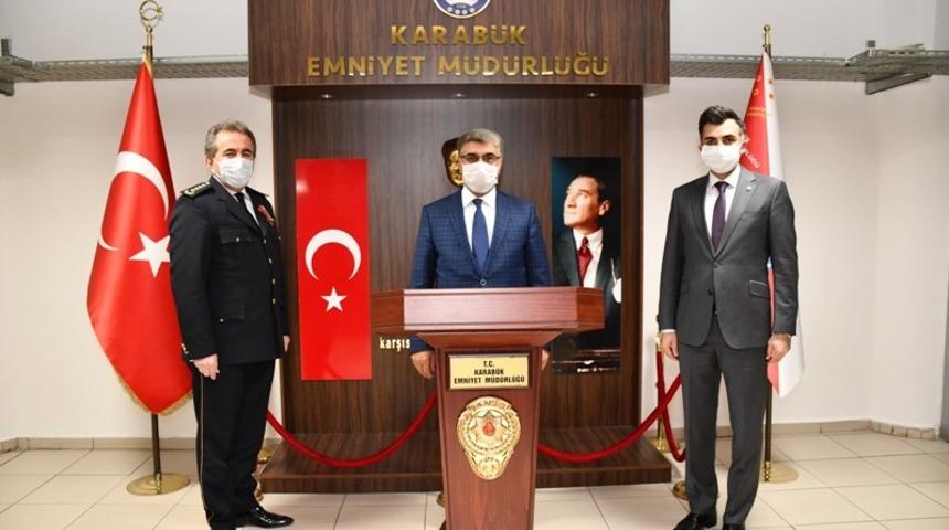 Vali G&uuml;rel&rsquo;den Emniyet M&uuml;d&uuml;r&uuml; Tuğ&rsquo;a ziyaret