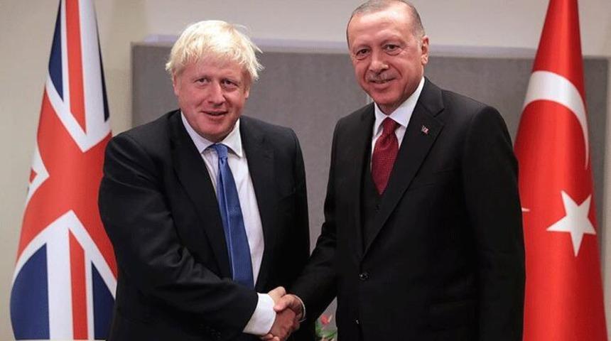 Cumhurbaşkanı Erdoğan'dan İngiltere Başbakanı Boris Johnson'a mektup
