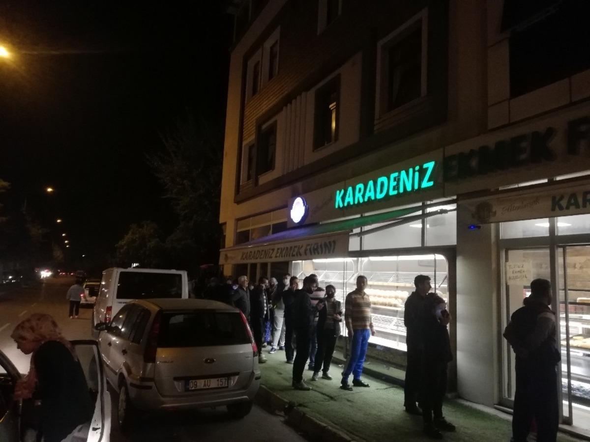Aydın&rsquo;da vatandaşlar fırın ve marketlere akın etti