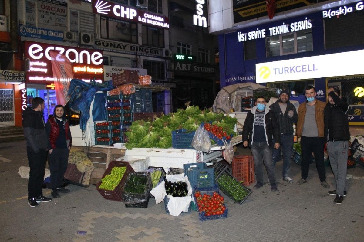 &Ccedil;arşamba&rsquo;da sokaklar bomboş kaldı