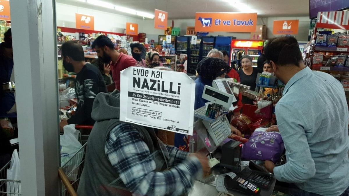 Nazilli&rsquo;de fırıncının sosyal mesafe isyanı