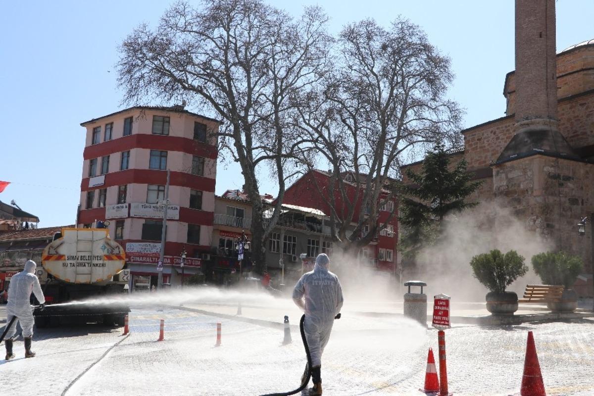 Termal su ile dezenfekte &ccedil;alışması