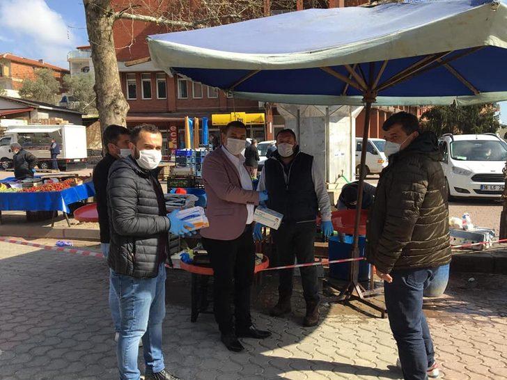 Bayırköy’de pazara sosyal mesafe ayarı G2