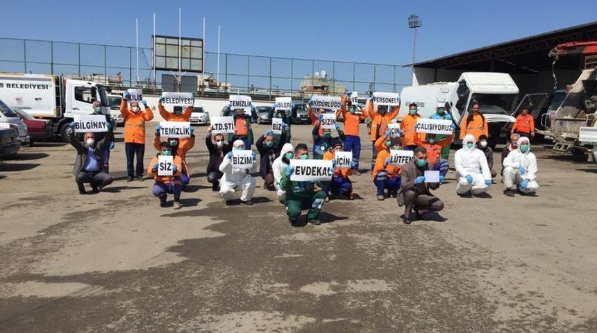 Belediye temizlik işleri personelinden anlamlı bağış
