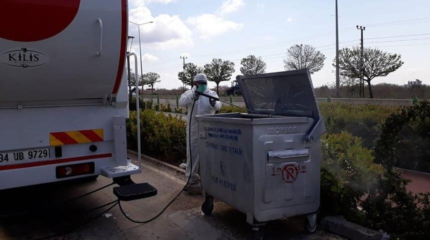 Dezenfekte &ccedil;alışmaları hız kesmeden s&uuml;r&uuml;yor