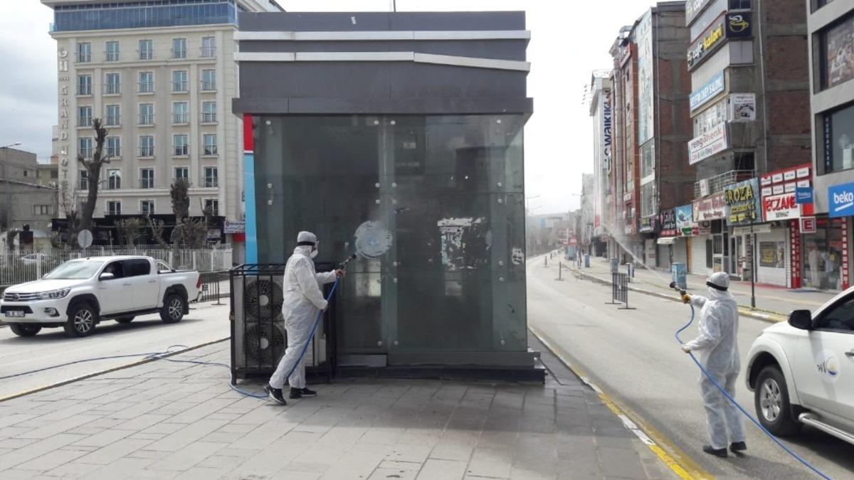 Yasak ile birlikte t&uuml;m alanlar dezenfekte edildi