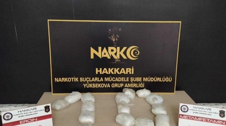 Hakkari&rsquo;de 7 kilo uyuşturucu ele ge&ccedil;irildi