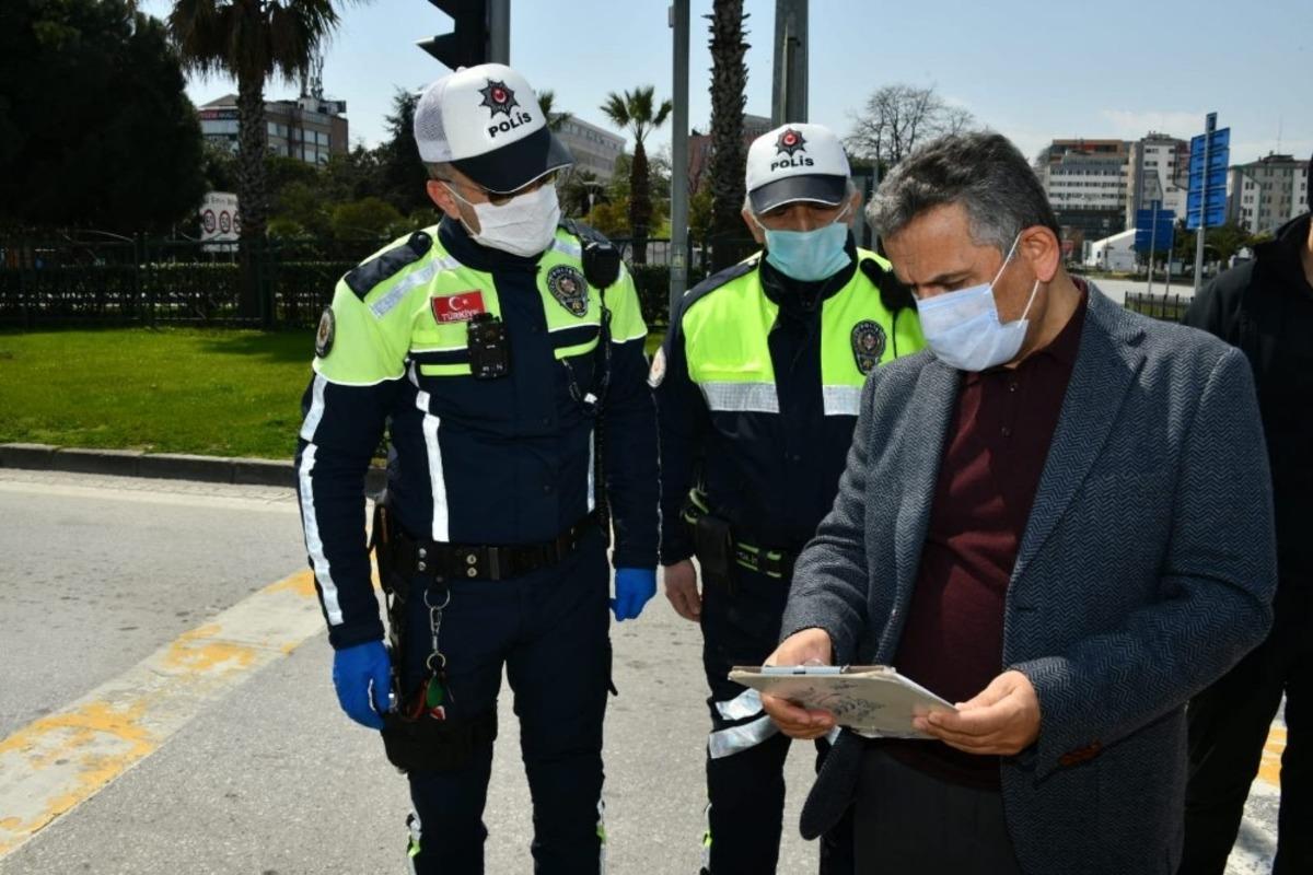 Vali Kaymak&rsquo;tan yasağın ilk g&uuml;n&uuml; denetimde