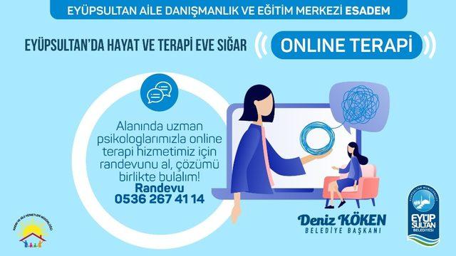 Eyüpsultan’da online yüz yüze terapi başlıyor