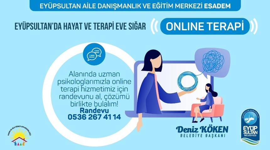 Eyüpsultan’da online yüz yüze terapi başlıyor