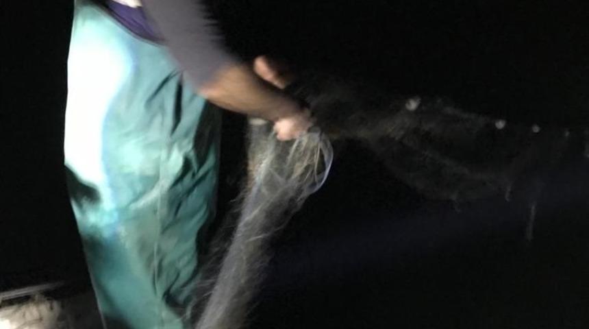 600 metre uzunluğunda fanyalı uzatma ağına el konuldu