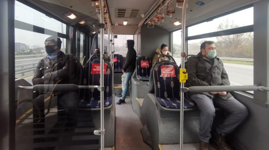 İstanbul'da toplu taşıma ara&ccedil;larında sosyal mesafenin korunmasına y&ouml;nelik yeni tedbirler alındı