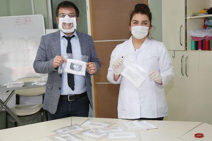 İşitme engellilere özel maske üretildi G1