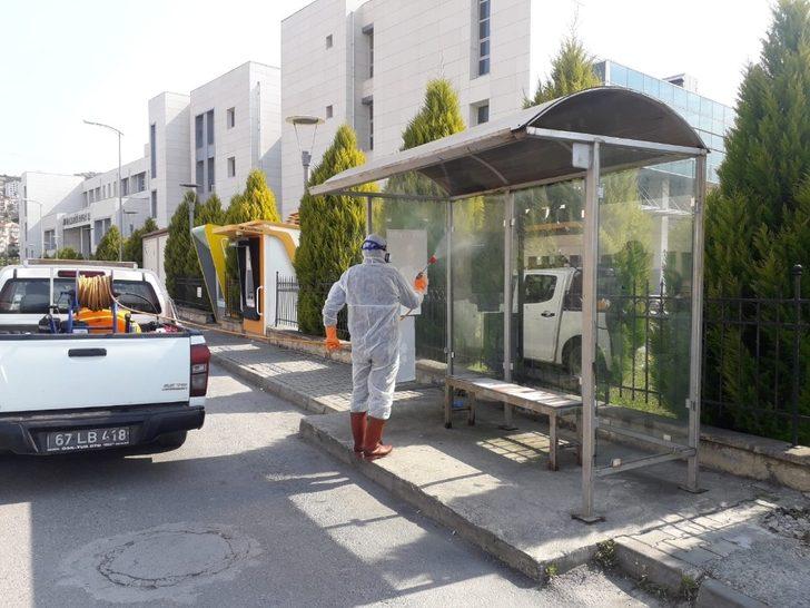 Kdz. Ereğli belediyesi dezenfekte çalışmalarını sürdürüyor G3