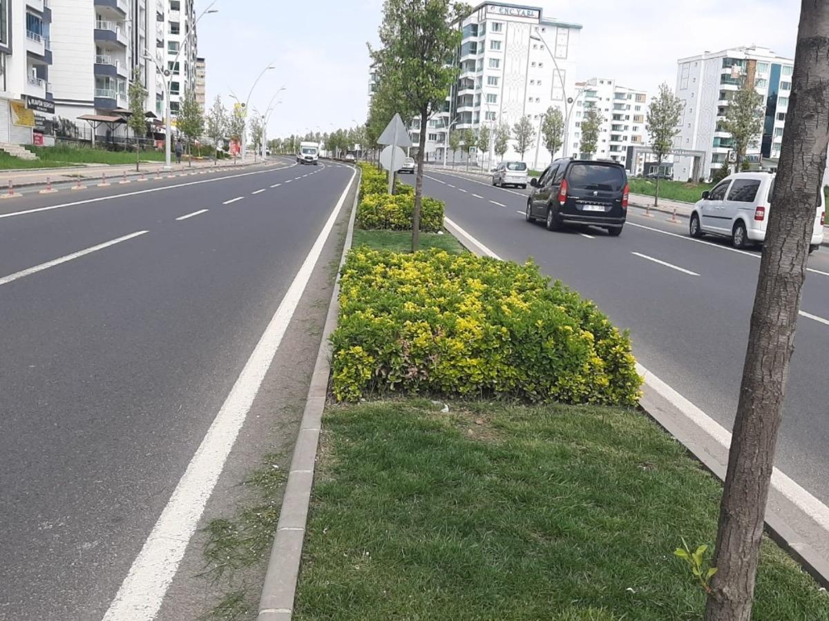 Bağlar caddelerinde bahar havası