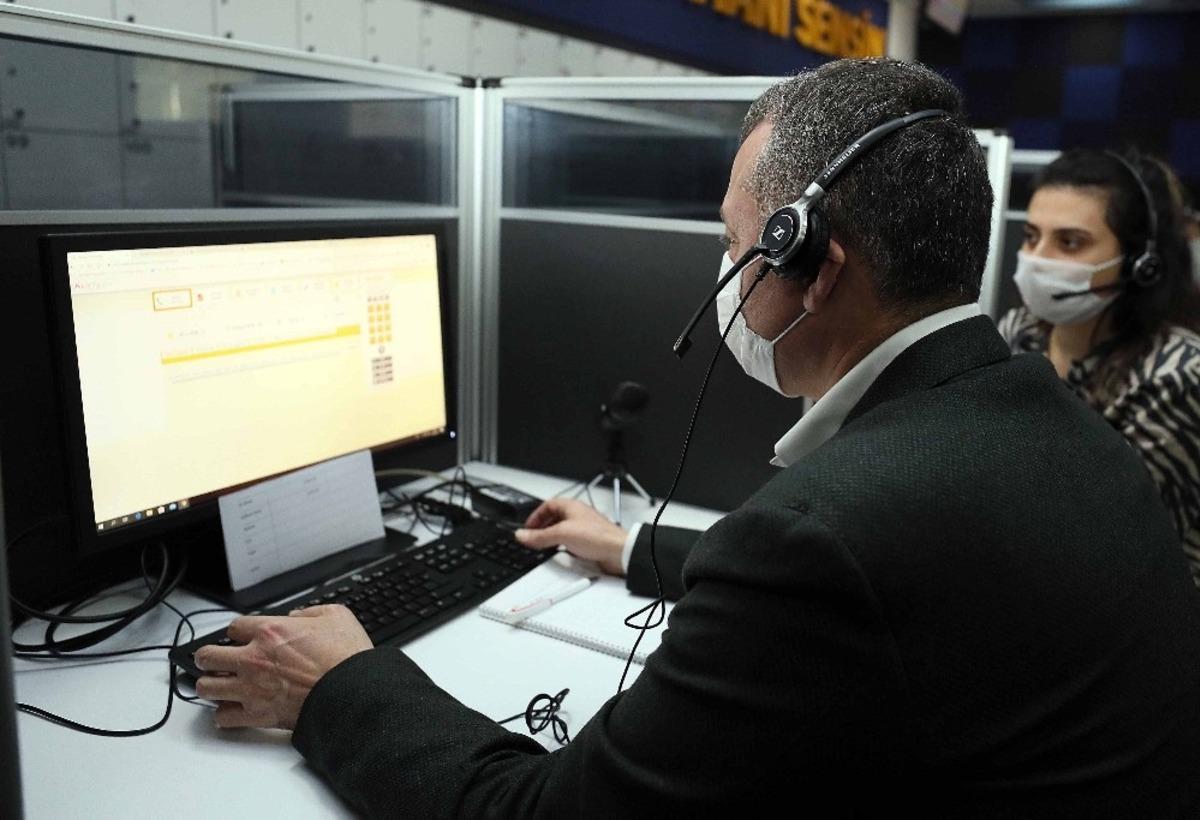 Başkan B&uuml;y&uuml;kakın, ALO 153&rsquo;e gelen &ccedil;ağrıları cevapladı