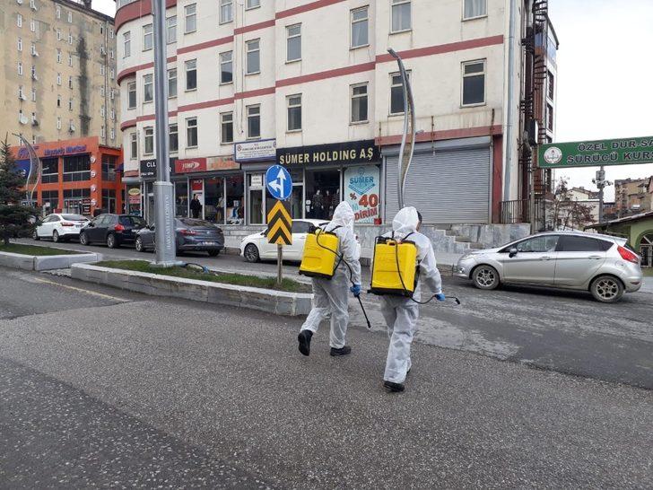 Hakkari’de dezenfekte çalışmaları sürüyor G3