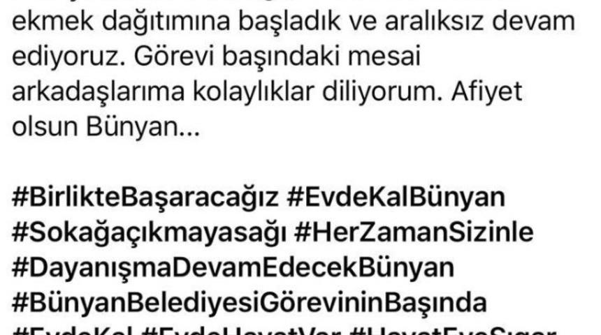 Başkan Altun, "Belediye ekiplerimiz görevinin başında"