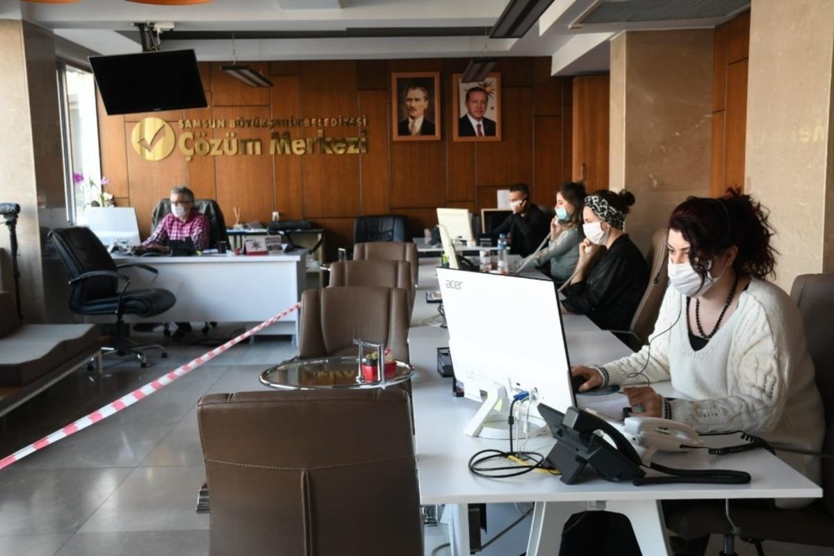 Samsun B&uuml;y&uuml;kşehir Belediyesi ekipleri yasağı hissettirmedi