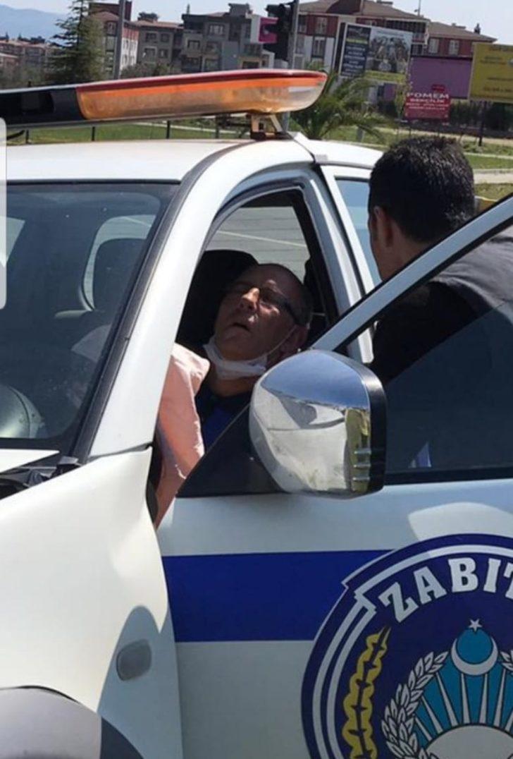 Otomobil ile zabıta aracı çarpıştı: 1 yaralı G4