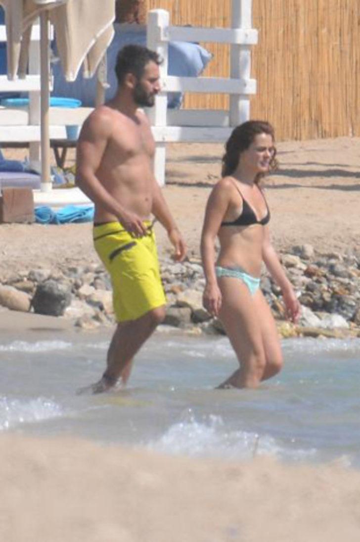 Özge Özpirinçci soğuktan denize giremedi G3