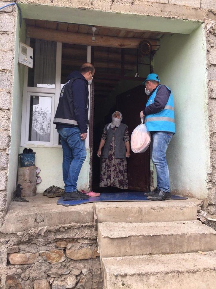 Bahçesaray bedediyesi evde kalan vatandaşları unutmadı G4