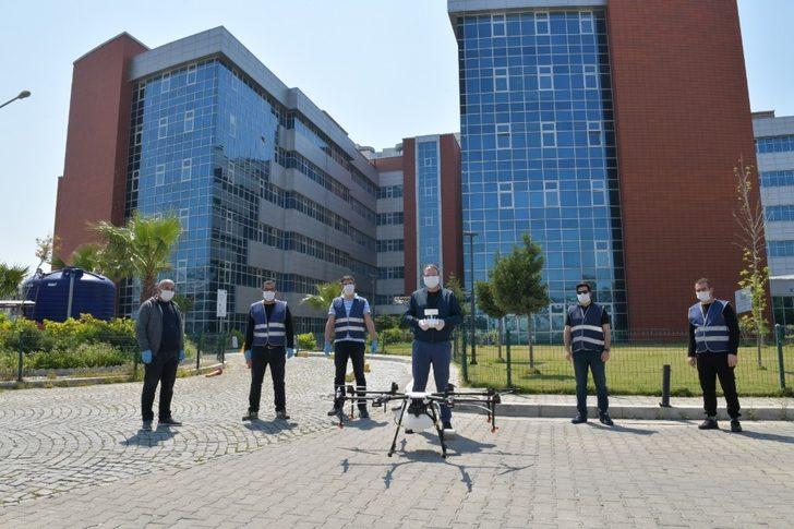 Çiğli’de drone ile dezenfekte başladı G2