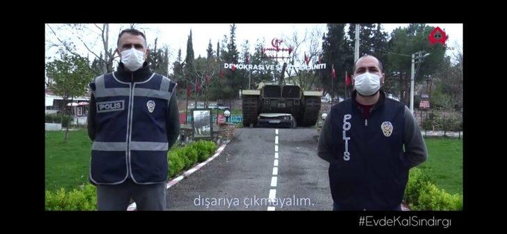 Sındırgı polisinden ‘Evde Kal’ klibi G3