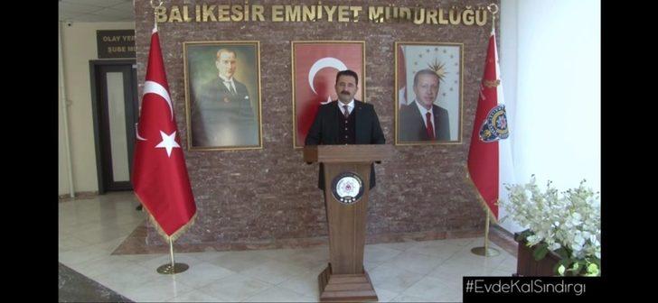 Sındırgı polisinden ‘Evde Kal’ klibi G5