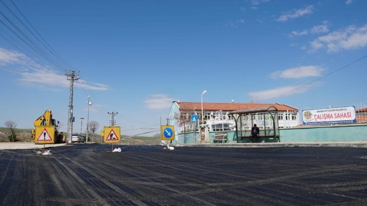 Ankara B&uuml;y&uuml;kşehir Belediyesinden asfalt atağı