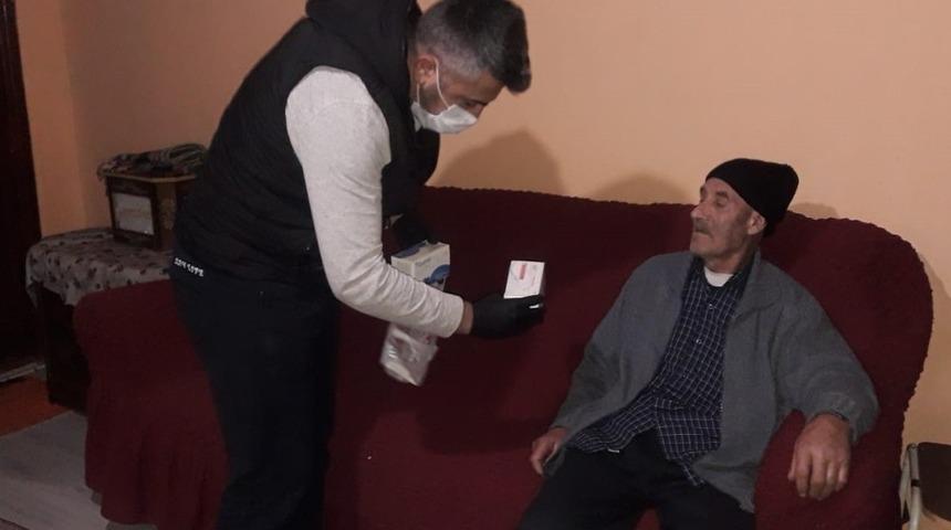 Vefa ekibi 70 yaşındaki akciğer hastası için seferber oldu