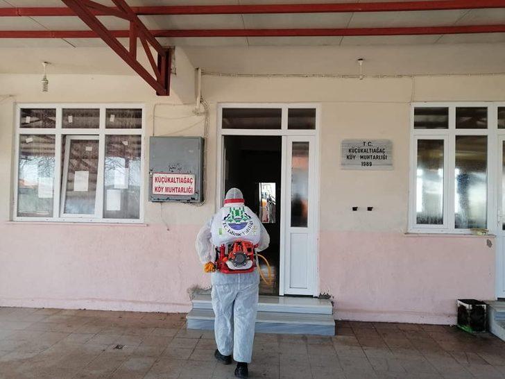 Meriç ilçesinde de dezenfekte çalışmaları aralıksız sürüyor G2