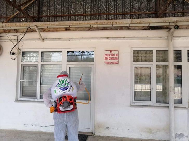 Meriç ilçesinde de dezenfekte çalışmaları aralıksız sürüyor G3