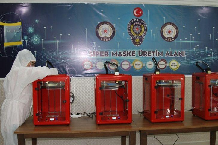 Van polisi kendi siperlik maskesini üretiyor G5