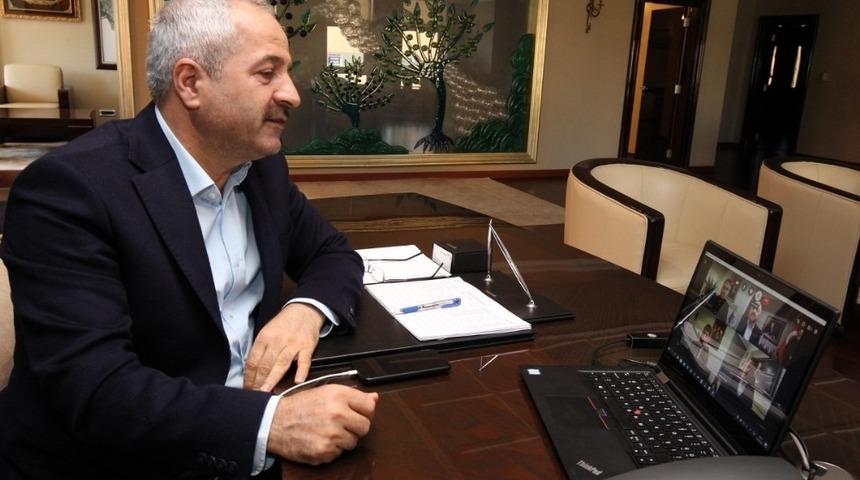 Başkan B&uuml;y&uuml;kg&ouml;z&rsquo;e birim m&uuml;d&uuml;rlerinden online brifing