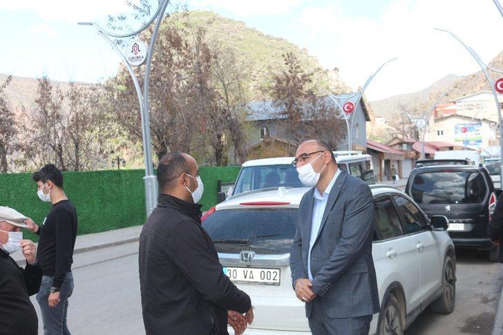 Çukurca Belediyesinden vatandaşlara maske G3